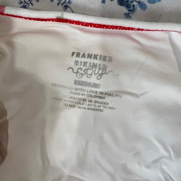 Frankies Bikinis | White and Red Swimwear - Picture 5 of 6